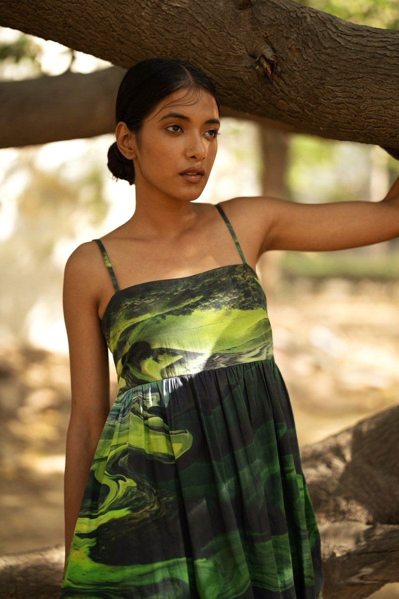 Ella Green Upcycled Cotton Dress | Verified Sustainable by Brown Living™