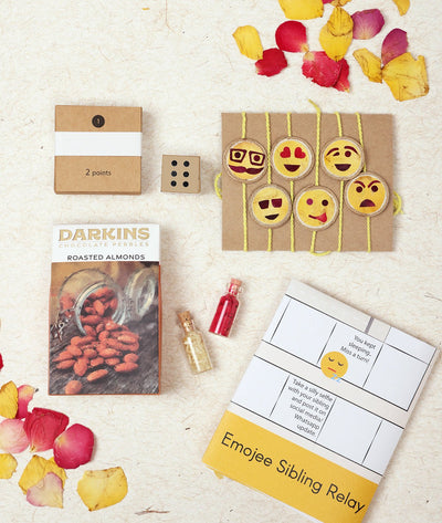 Emojee Game Box with Pocket Notebook | Pack of 50 – Gift Giving on Brown Living™. SKU: Gul-25. Img 2.