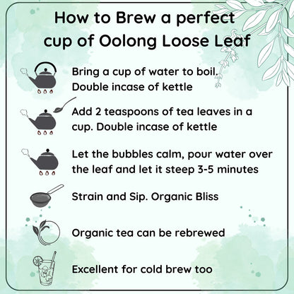 Energetic Oolong Leaf |For Boosting Energy and Metabolism | Verified Sustainable by Brown Living™