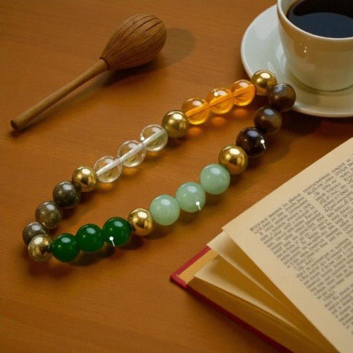 Energy Healing Crystal Bracelets | Handcrafted Natural Stone Bracelets – Womens Bracelets on Brown Living™. SKU: OEP935. Img 1.