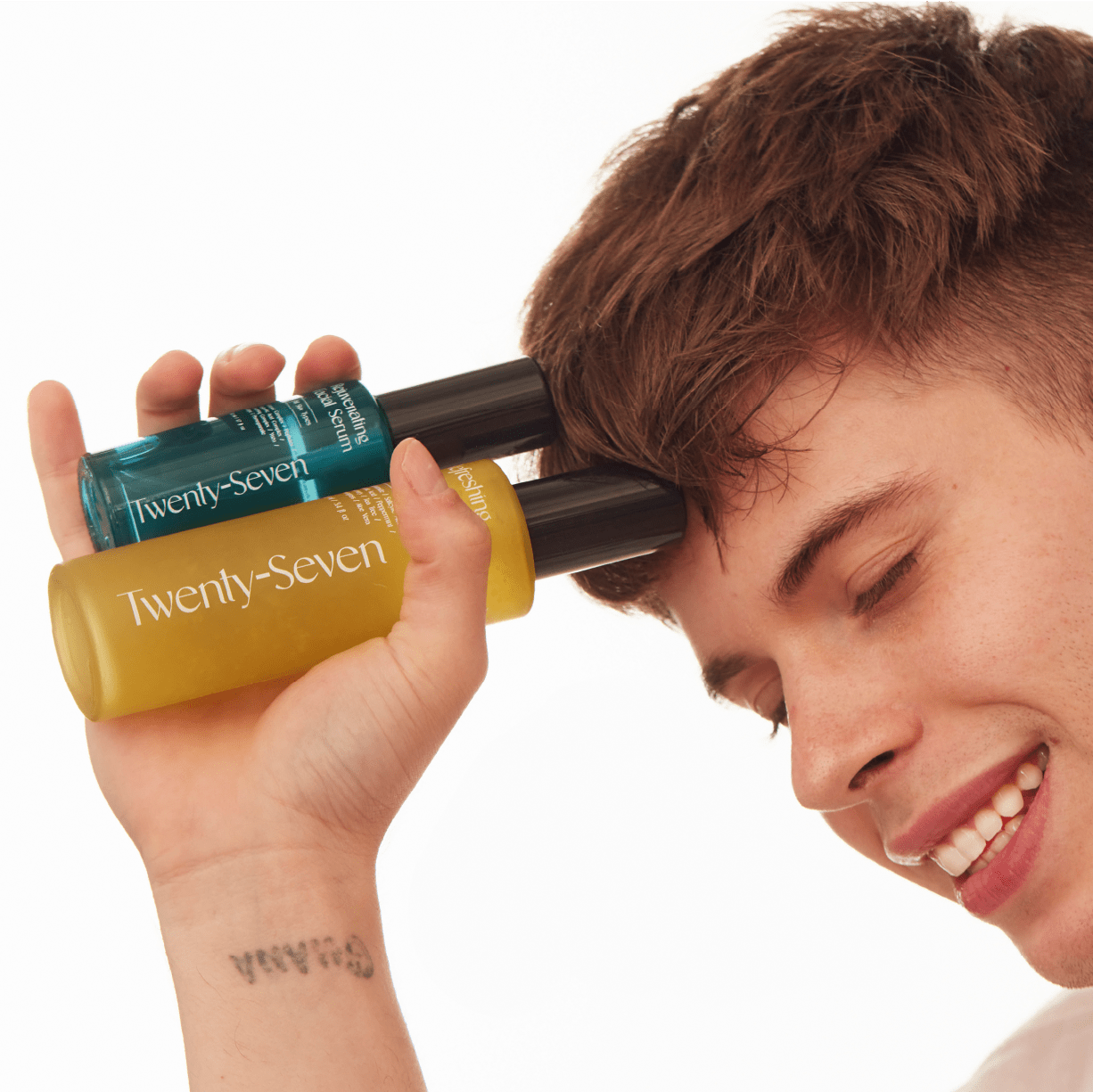 Essential Skincare Bundle Infused Cleanser & Serum For Daily Glow – Skin Care on Brown Living™. SKU: TS24004. Img 3.