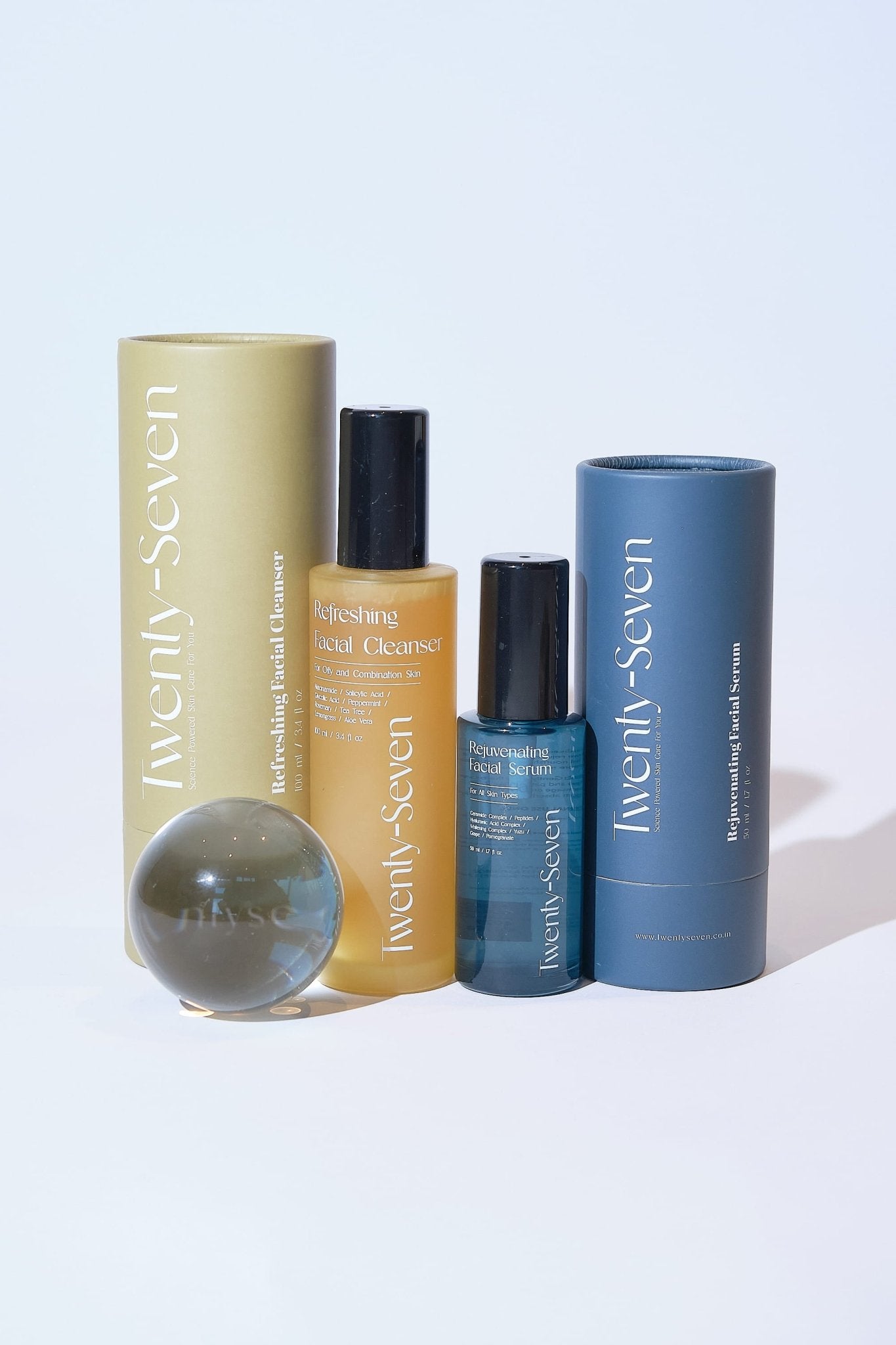 Essential Skincare Bundle Infused Cleanser & Serum For Daily Glow – Skin Care on Brown Living™. SKU: TS24004. Img 2.