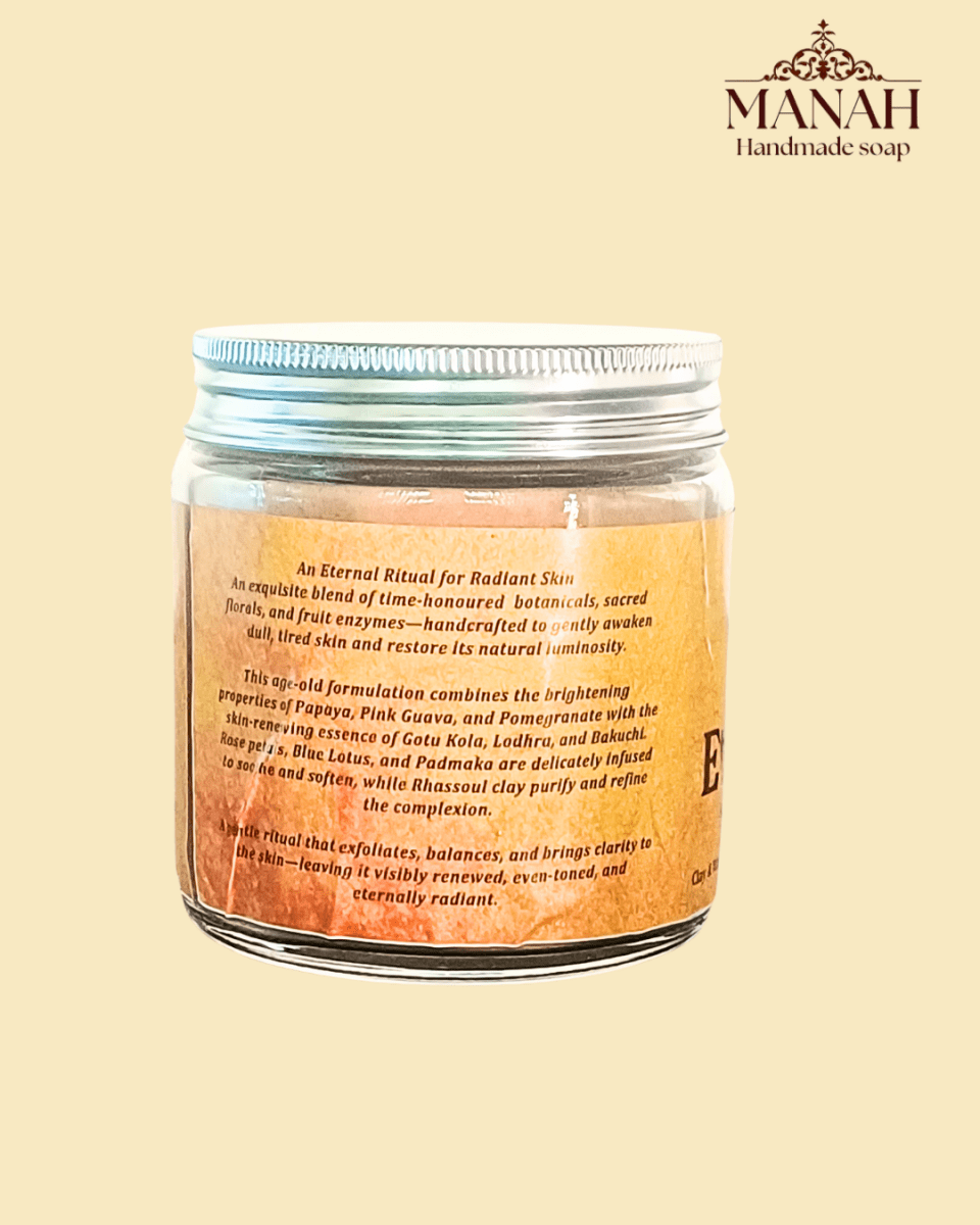 Eternal Glow Skin Revival Facepack – Face Pack by Manah Handmade Soap available on Brown Living™. . SKU: MFP1. Img 2.