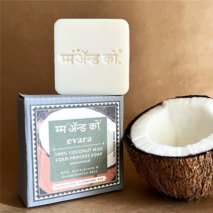 Evara 100% Coconut Milk Cold Process Soap – Body Soap on Brown Living™. SKU: CB05. Img 2.