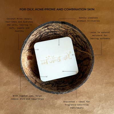 Evara 100% Coconut Milk Cold Process Soap – Body Soap on Brown Living™. SKU: CB05. Img 3.