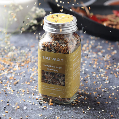 Everything Bagel Seasoning | For Sandwiches, Salads & More – Seasonings & Spices on Brown Living™. SKU: EB1SHA100. Img 2.