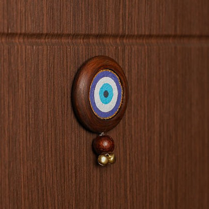 Evil Eye Diwali Reclaimed Wood Door Hanging | Pack of 2 | Verified Sustainable by Brown Living™