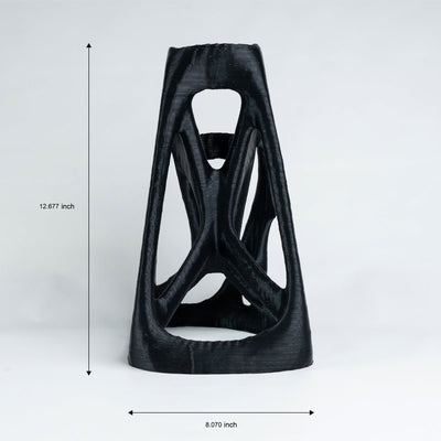 Exo Tesseract Plant - Based Simple Black Figurine – Home Decor on Brown Living™. SKU: EXTEEDPLBKA038. Img 4.