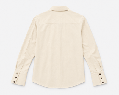 Extended Collar Shirt for Women – Elegant Modern Fashion Statement – Womens Shirt on Brown Living™. SKU: ACB2026004. Img 2.