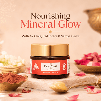 Face Masque with Sandalwood for Skin Brightening & Tan Removal – Face Mask on Brown Living™. SKU: 03. Img 9.