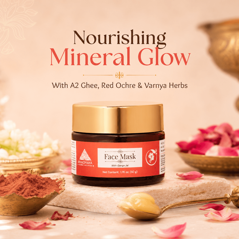 Face Masque with Sandalwood for Skin Brightening & Tan Removal – Face Mask on Brown Living™. SKU: 03. Img 9.