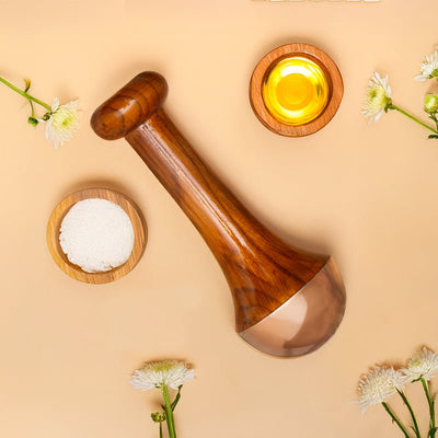 Face Wand Massager for Face & Neck | Facial Massage Tool – Face Serum on Brown Living™. SKU: 06. Img 3.