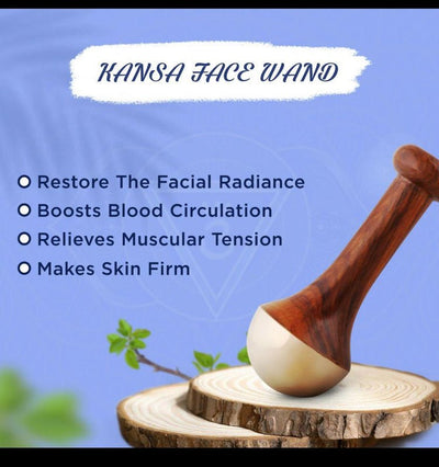 Face Wand Massager for Face & Neck | Facial Massage Tool – Face Serum on Brown Living™. SKU: 06. Img 1.