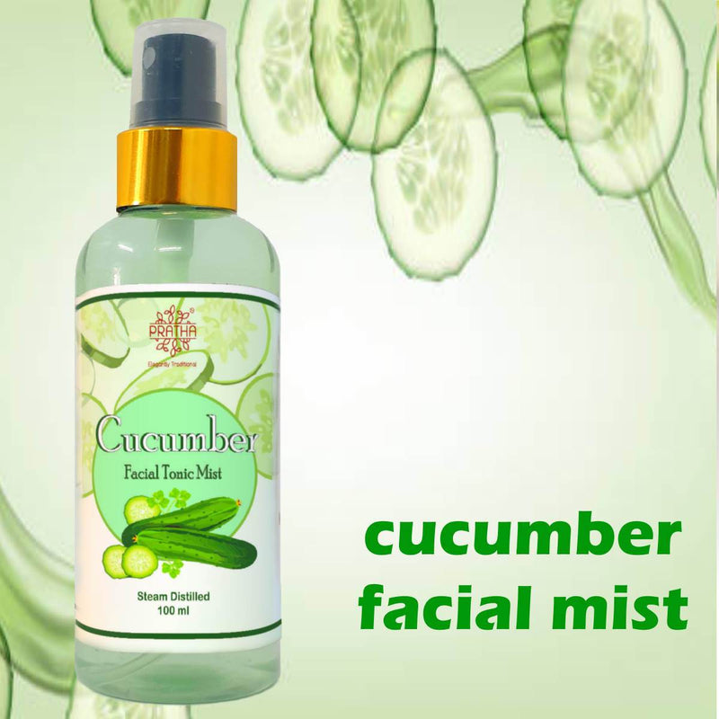 Facial Tonic Mist | Pure Cucumber water pack of 2 | Verified Sustainable Face Toner on Brown Living™