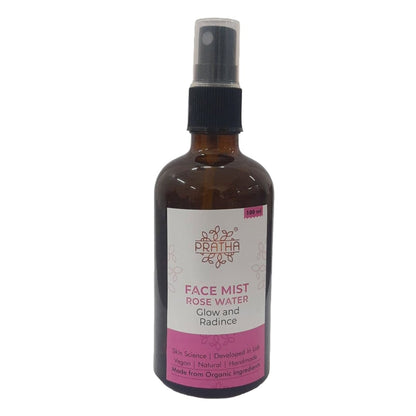 Facial Tonic Mist | Pure Rose Water – Face Toner on Brown Living™. SKU: pnhpl-water-001. Img 1.