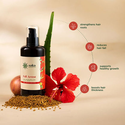 Fall Arrest | Handmade Anti - Hair Fall Oil (200ml) | Verified Sustainable by Brown Living™