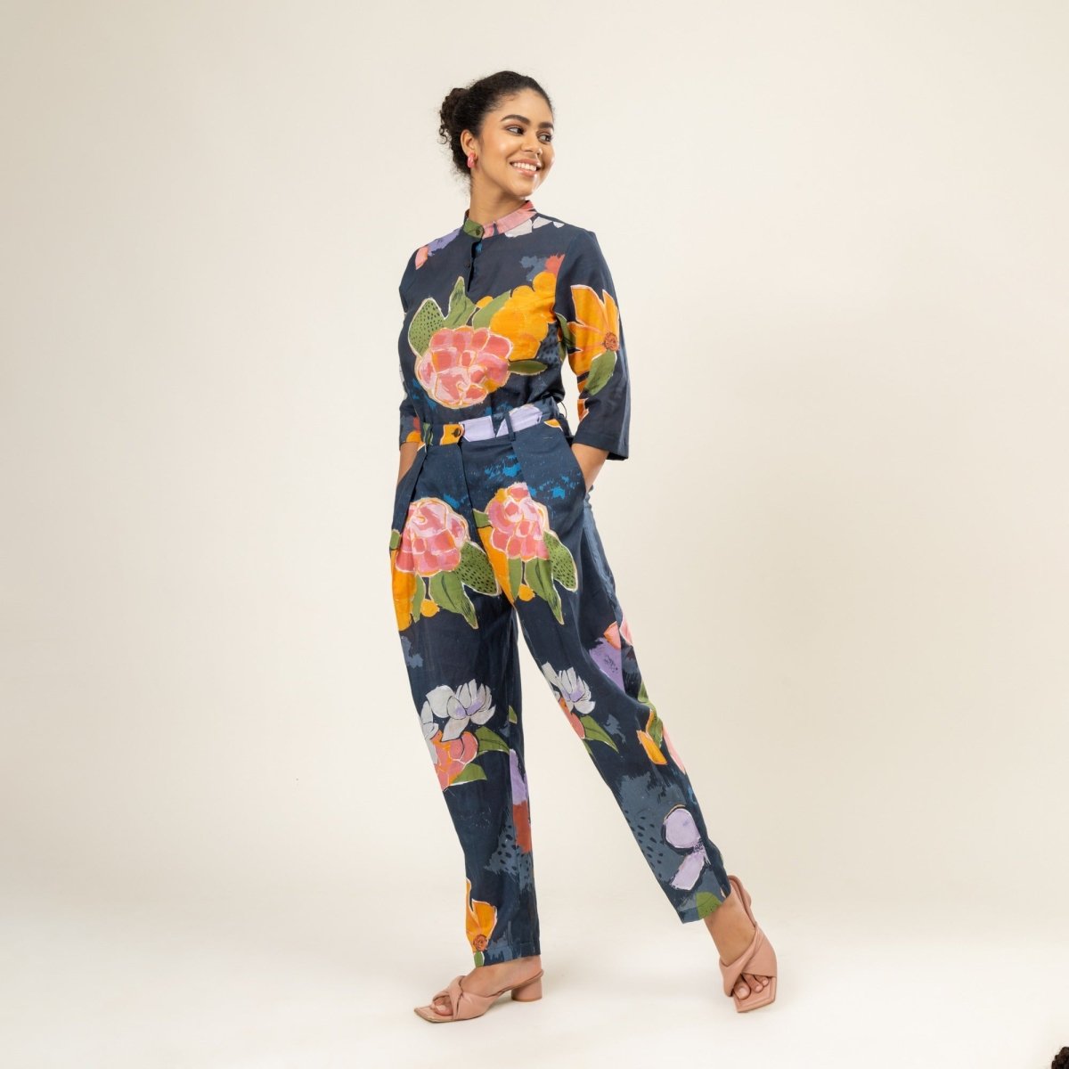 Fannie Upcycled Cotton Printed Set | Verified Sustainable by Brown Living™