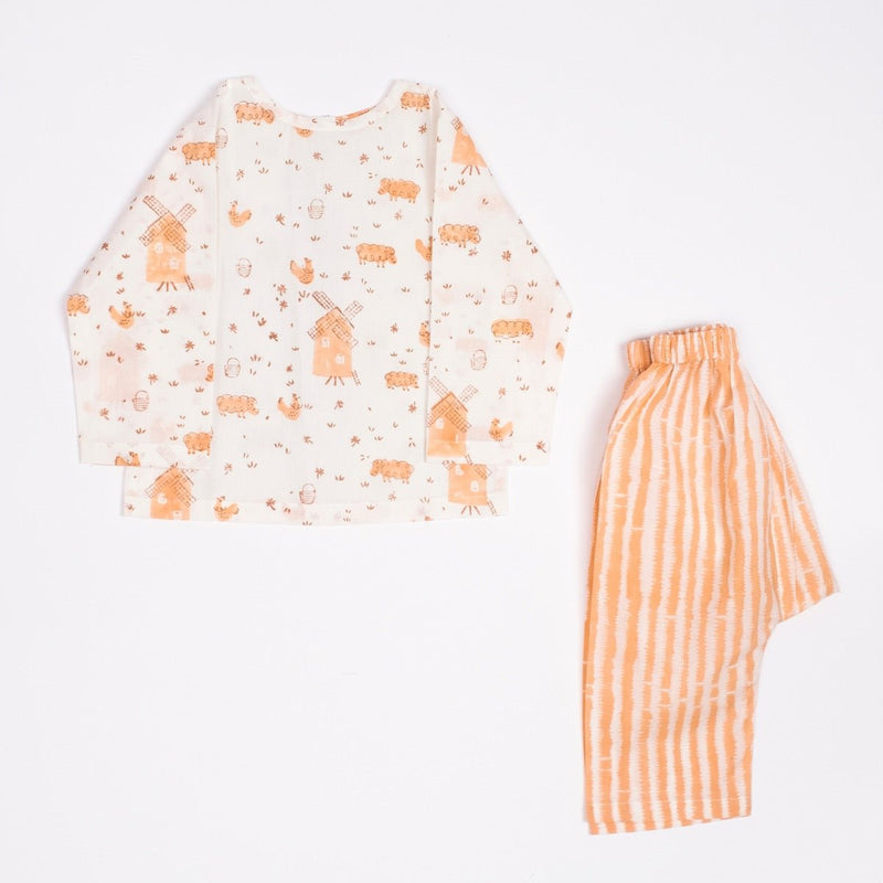Farmland- Infant Cotton Pyjama Set | Verified Sustainable Kids Pajamas on Brown Living™
