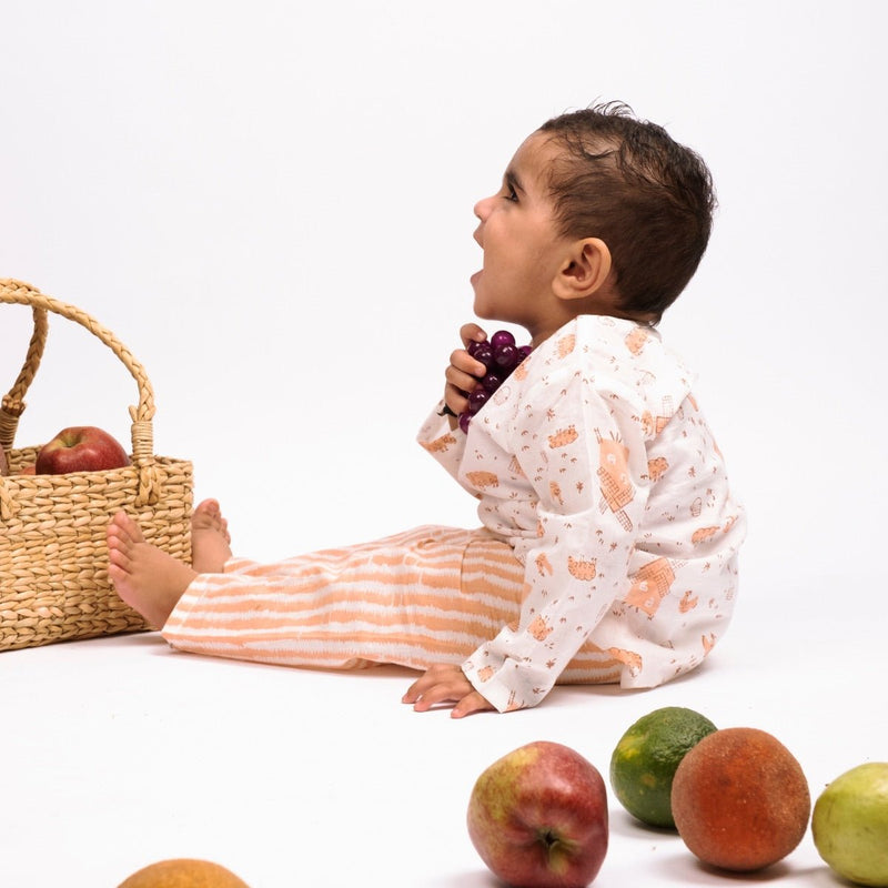 Farmland- Kids Cotton Pyjama Set | Verified Sustainable Kids Pajamas on Brown Living™