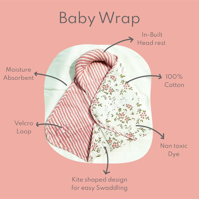 Farmland- Knitted Cotton Baby Wrap | Verified Sustainable Baby Swaddle on Brown Living™
