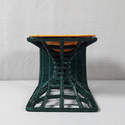 Fathomless Wormhole – Plant - Based Gold & Green Tray – Home Decor on Brown Living™. SKU: FAWOEDPLTNA108. Img 4.