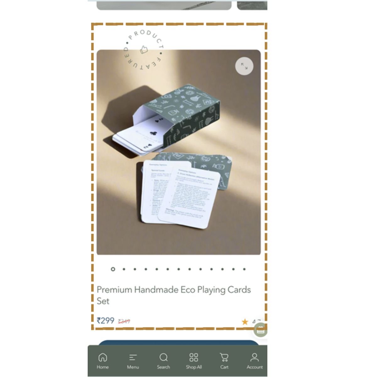 Featured Product Block | Home Page – Website Promotion Services on Brown Living™. SKU: BLCFG+FPB. Img 2.