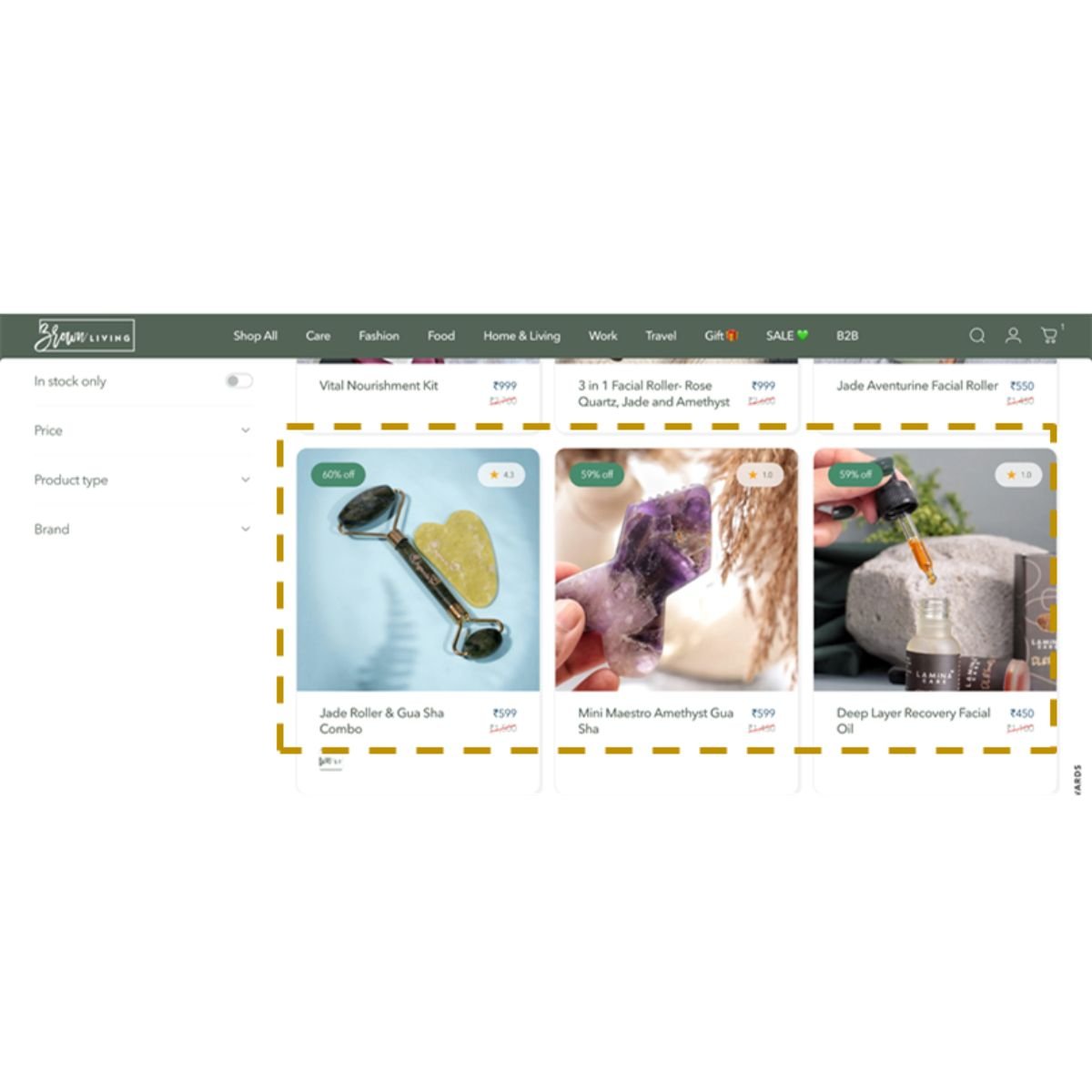 Featured Product on Main Product Category Page - 3rd Row – Website Promotion Services on Brown Living™. SKU: BLCFG_FPMP_3. Img 1.