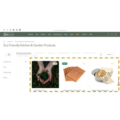 Featured Product on Sub Product Category Page - 1st Row – Website Promotion Services on Brown Living™. SKU: BLCFG_FPSP_1. Img 1.