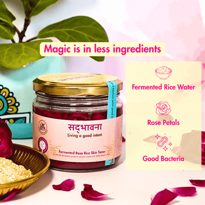 Fermented Rose Rice Skin Toner 250ml | Natural Probiotic Toner – Skin Care on Brown Living™. SKU: B0F8C6HTX9. Img 2.