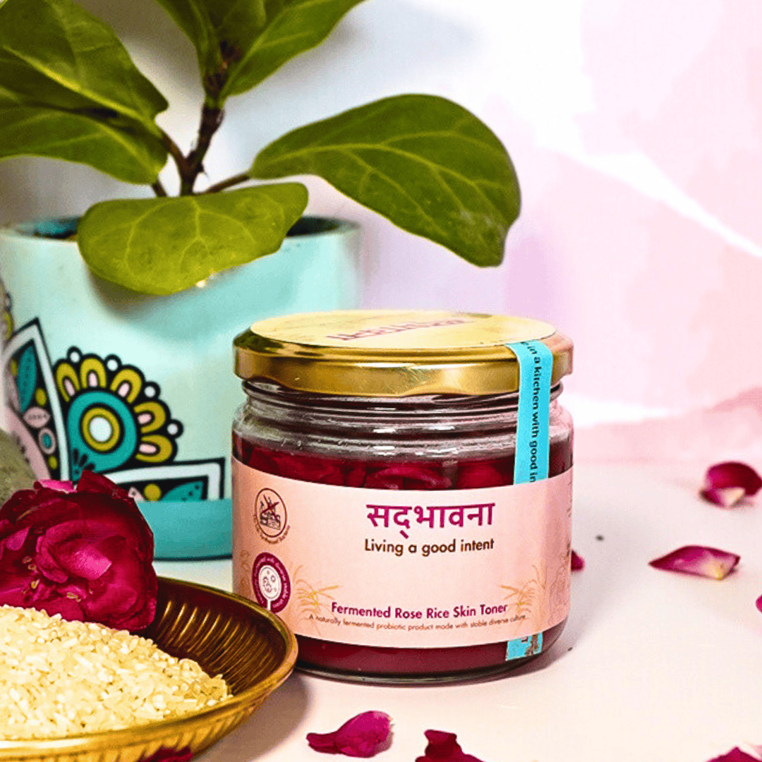 Fermented Rose Rice Skin Toner 250ml | Natural Probiotic Toner – Skin Care on Brown Living™. SKU: B0F8C6HTX9. Img 1.