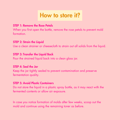 Fermented Rose Rice Skin Toner 250ml | Natural Probiotic Toner – Skin Care on Brown Living™. SKU: B0F8C6HTX9. Img 4.