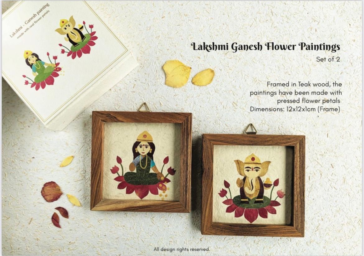 Festive Diwali Gift Hamper | Ganesh Laxmi I Tea I Pack of 5 – Gift Hampers on Brown Living™. SKU: SNGLT02. Img 3.