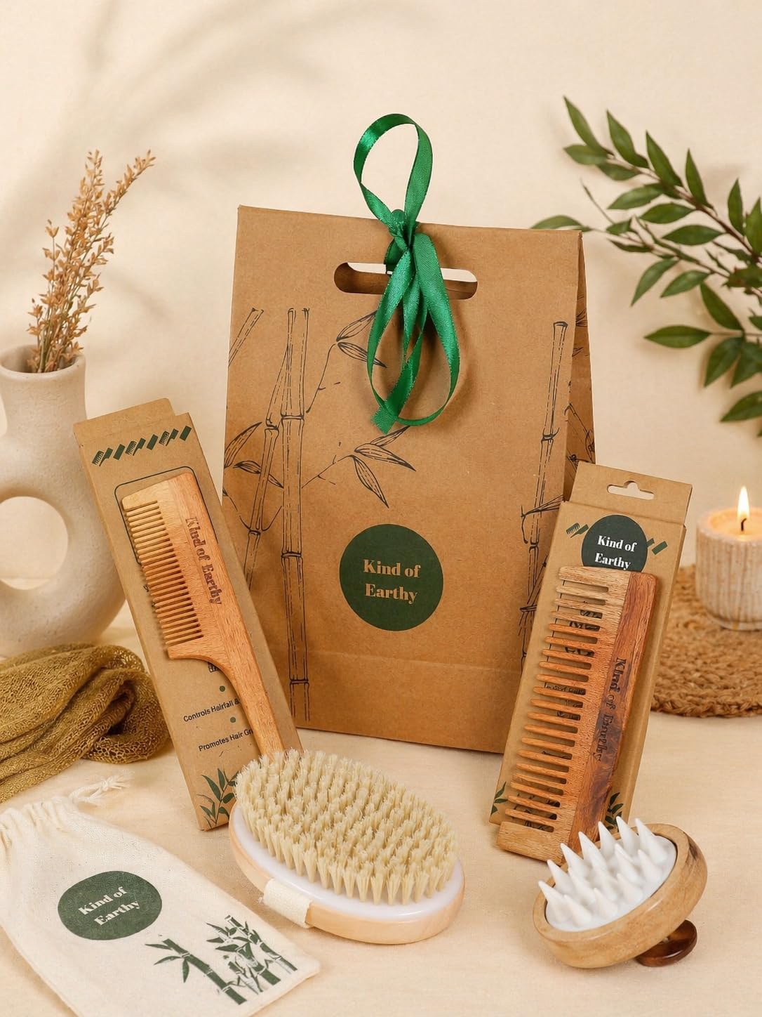 Festive Eco-Friendly Gift Hamper- Sustainable Gifting for All Occasion – Gift Hampers on Brown Living™. SKU: KOE021-FP4. Img 9.