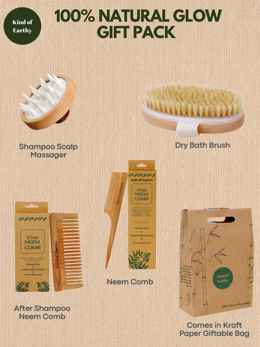 Festive Eco-Friendly Gift Hamper- Sustainable Gifting for All Occasion – Gift Hampers on Brown Living™. SKU: KOE021-FP4. Img 10.