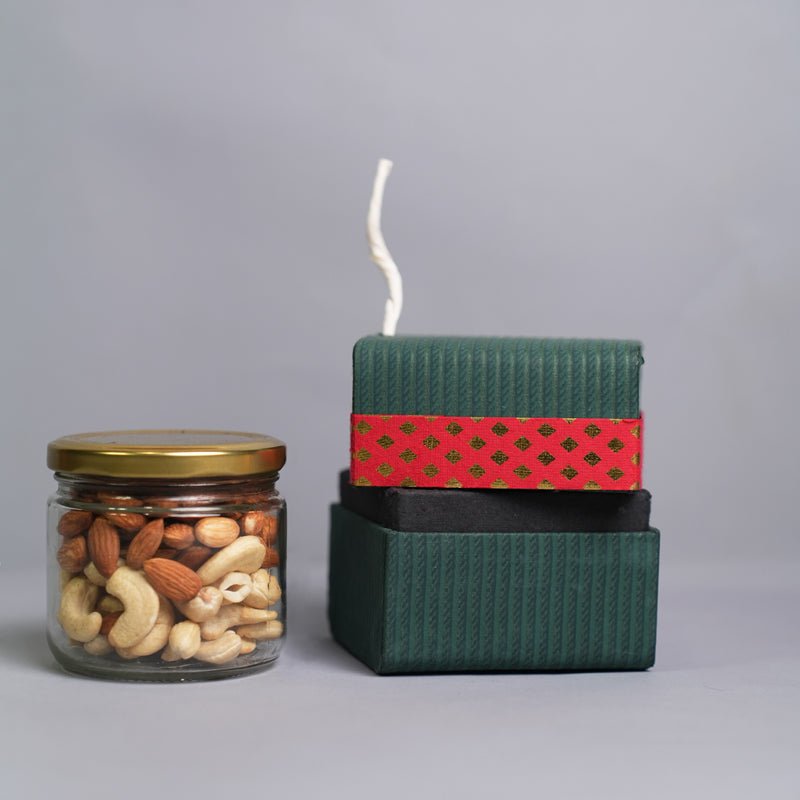 Festive Pataka Bomb Gift Box | Unique Diwali Gifting Idea – Baskets & Boxes on Brown Living™. SKU: MJ00109BX. Img 3.