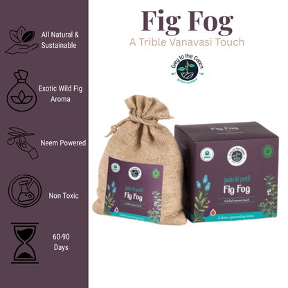 Fig Fog Aroma Pouch | Exotic Wild Fig Fragrance |Natural Air Freshener – Fragrance Diffusers on Brown Living™. SKU: B006-figfog. Img 2.