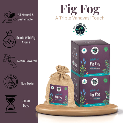 Fig Fog Aroma Pouch (Pack of 2) | Exotic Wild Fig Fragrance – Fragrance Diffusers on Brown Living™. SKU: BLP2006-FigFog. Img 2.