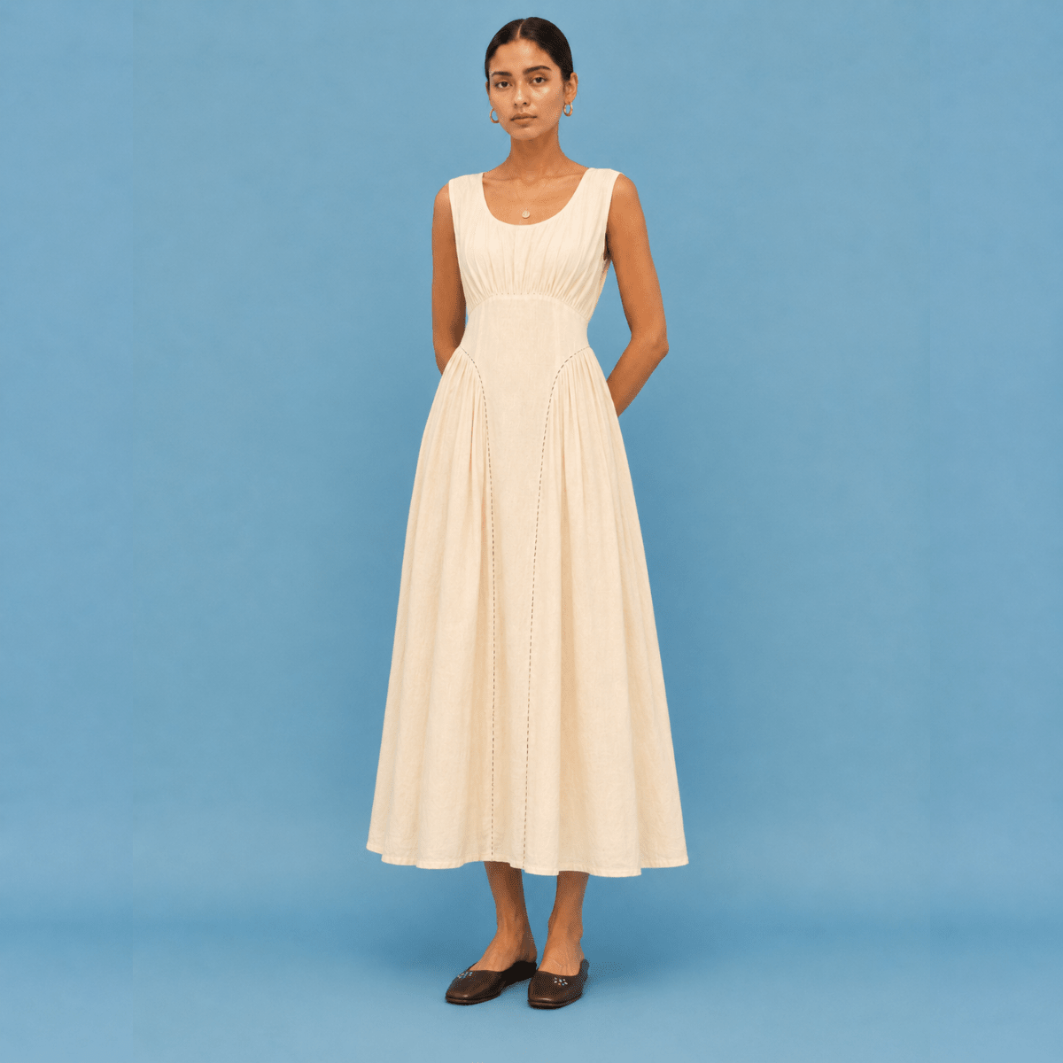 Fiona Dress – Womens Dress on Brown Living™. SKU: ER-FIONA-DRS-XS-001. Img 1.