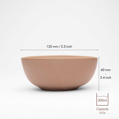 Fire Recycled Ceramic Bowls | Set of 2 | Verified Sustainable by Brown Living™