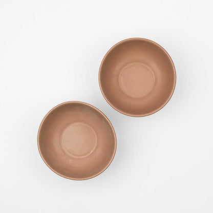 Fire Recycled Ceramic Bowls | Set of 2 | Verified Sustainable by Brown Living™