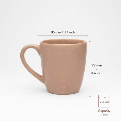 Fire Recycled Ceramic Mugs | Set of 2 | Verified Sustainable by Brown Living™