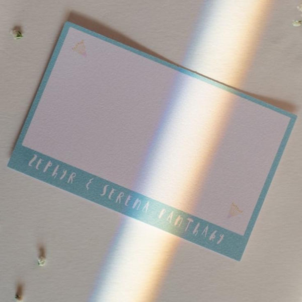 Flat Gift Cards - Bee Yourself | Pastel | 250 GSM Textured Paper | Verified Sustainable by Brown Living™