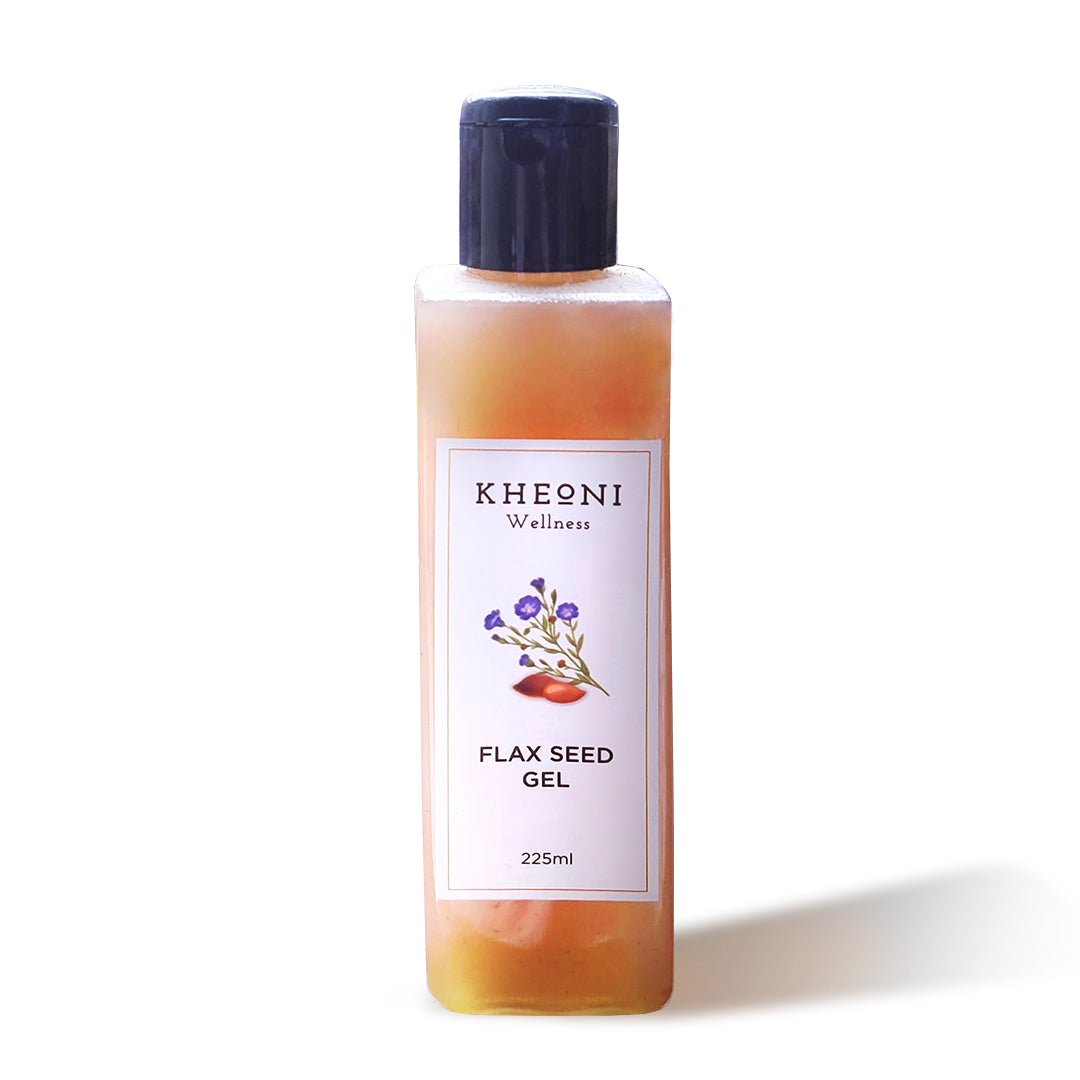 Flax Seed Hair Styling Gel, 225ml – Hair Gel by Kheoni available on Brown Living™. . SKU: KHFG - 001. Img 4.