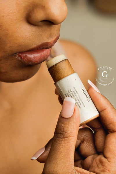 Fleur Lip Balm | Plastic-Free Moisturizing Lip Balm – Lip Balms on Brown Living™. SKU: FL0013. Img 2.