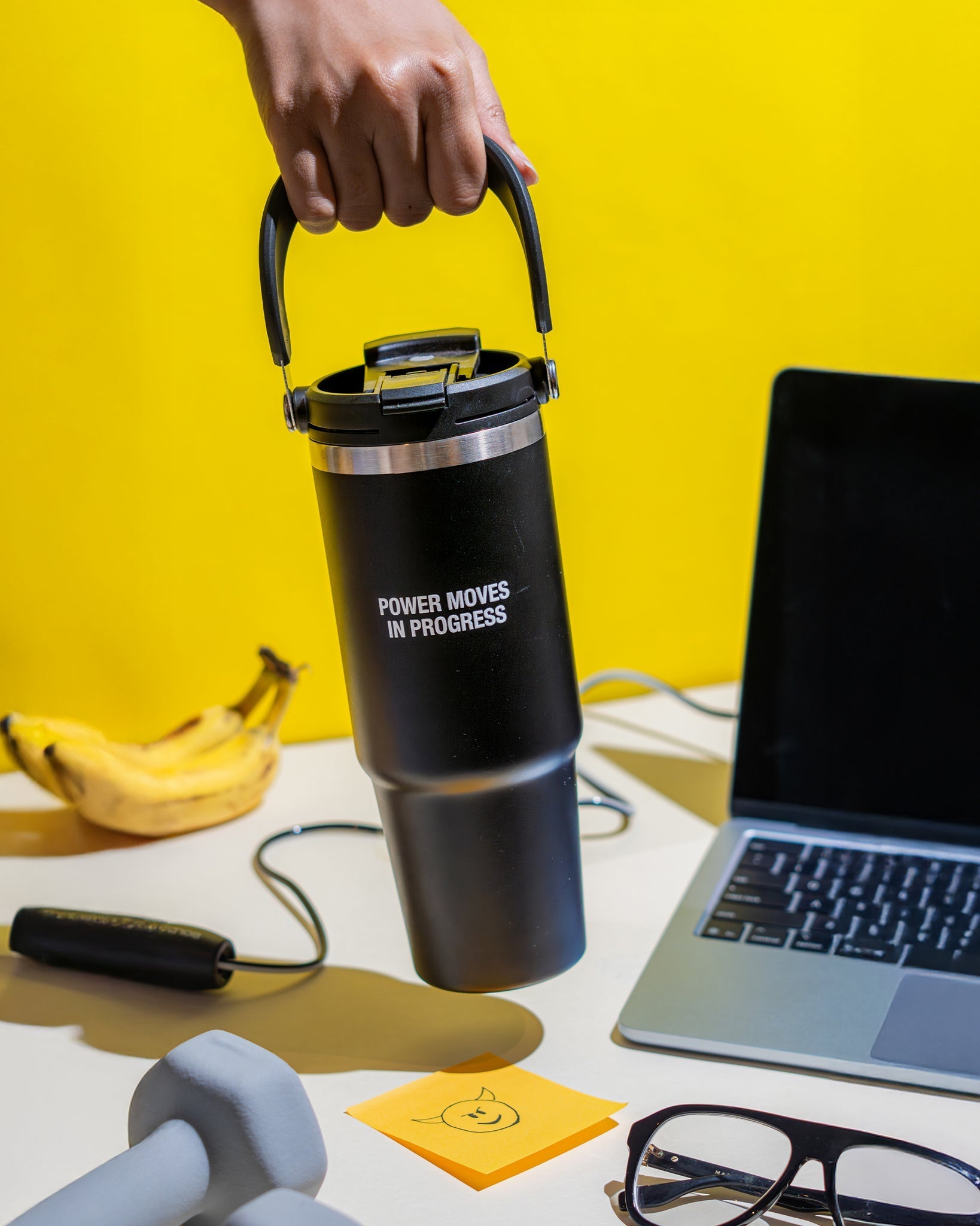 Flick Tumbler | Stainless Steel Reusable Water Bottle – Bottles & Sippers on Brown Living™. SKU: MS-DRK-0014. Img 1.