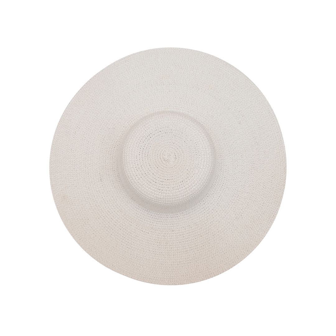 Floppy Hat (Plain) | Cotton & Natural Straw | Wide Brim Summer Hat – Womens Hat on Brown Living™. SKU: MBNL003005. Img 27.