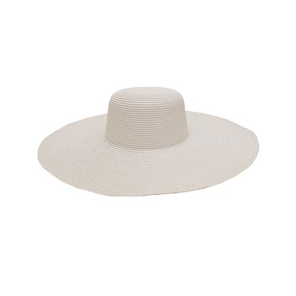 Floppy Hat (Plain) | Cotton & Natural Straw | Wide Brim Summer Hat – Womens Hat on Brown Living™. SKU: MBNL003005. Img 26.