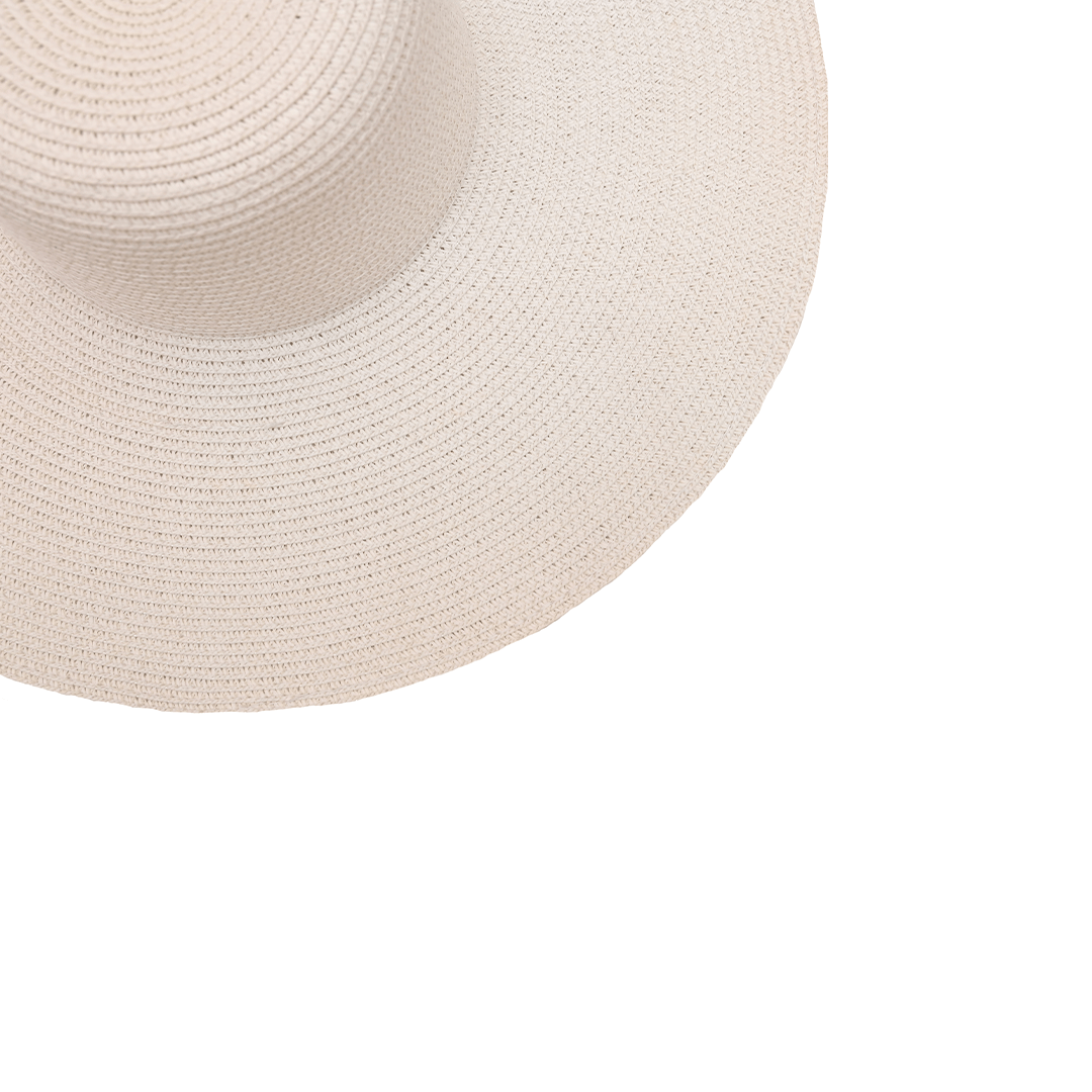 Floppy Hat (Plain) | Cotton & Natural Straw | Wide Brim Summer Hat – Womens Hat on Brown Living™. SKU: MBNL003005. Img 28.