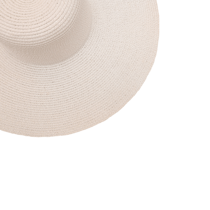 Floppy Hat (Plain) | Cotton & Natural Straw | Wide Brim Summer Hat – Womens Hat on Brown Living™. SKU: MBNL003005. Img 28.