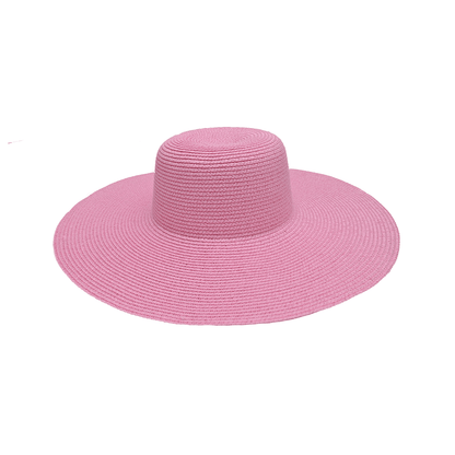 Floppy Hat (Plain) | Cotton & Natural Straw | Wide Brim Summer Hat – Womens Hat on Brown Living™. SKU: MBNL003006. Img 23.